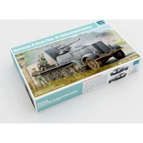 Trumpeter 1/35 01585 German 8.8cm Flak 18 Selbstfahrlafette