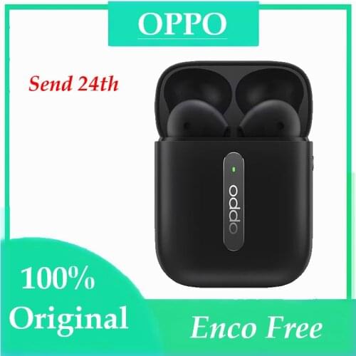 ORIGINAL OPPO Enco Free ETI02 Slide Control tws Earphones Wireless Bluetooth headset Reno ace 3 Pro 2z 2f 10x zoom Find x2 a5 a9
