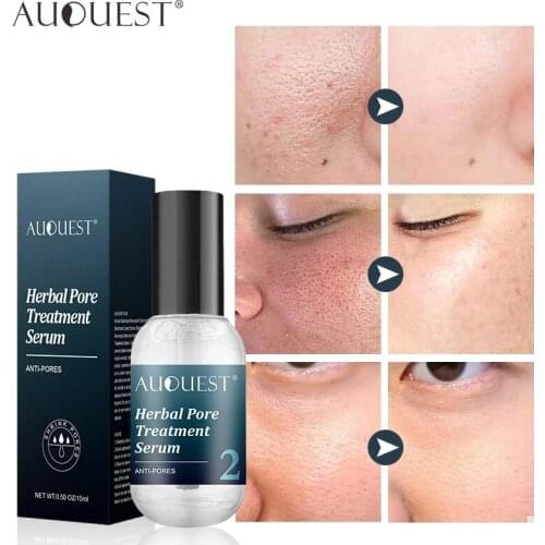 AUQUEST Face Serum Blackhead Removal Pore Shrinking Oil-Control Moisturizing Whitening Skin Care Korean Cosmetics 15ml Blackhead