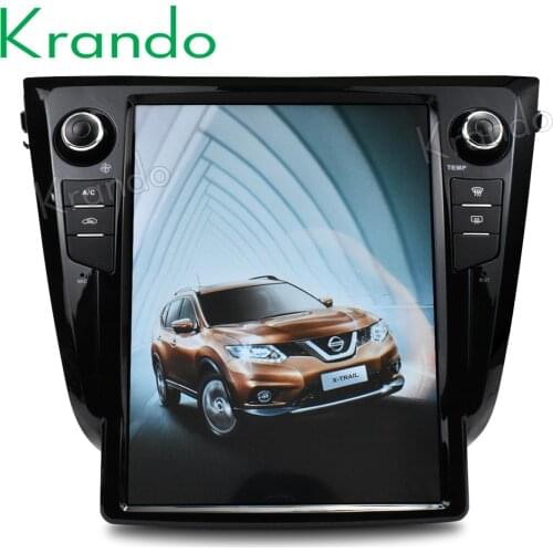 Krando Android 9.0 4G Ram 12.1" Tesla Style Vertical Car Radio Navigation Multimedia for Nissan X-TRAIL Qashqai 2014-2017 Radio