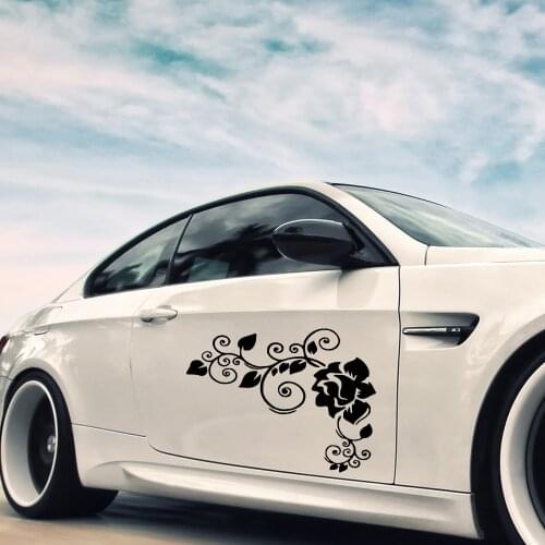 New Art Design flowers Car Stickers And Decals Aut Both Body Wrap Vinyl Film Automobiles Products Decoration cars Accessories