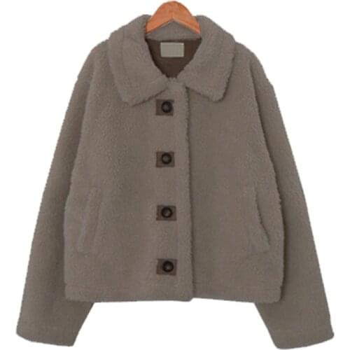 VSUE Fur Coats With Collar