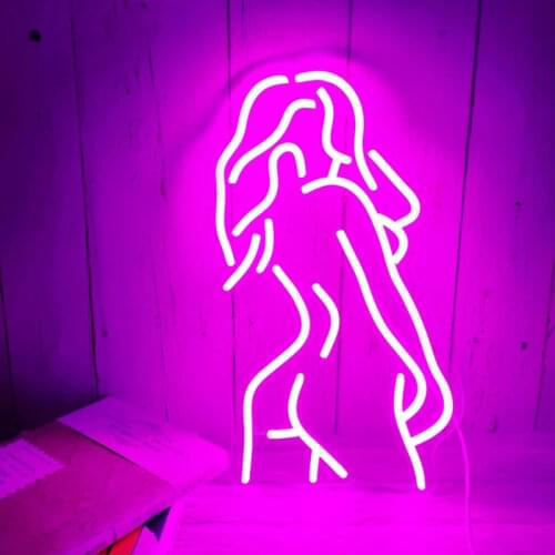 Sign Sexy Lady Neon Sign Bedroom Custom Neon Light Sign Led Custom Neon Wall Living Room Party Decoration Ins