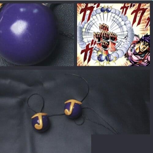 1 Pair JoJos Bizarre Adventure JOSEPH JOESTAR Cosplay Ball Props Cosplay Accessories Ornament Props Handmade
