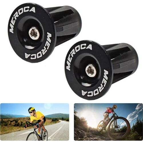 1 Pair New Bicycle Grip Handlebar End Cap Aluminium Alloy MTB Handle Bar Grips End Plugs For Bike Handlebar Accessory