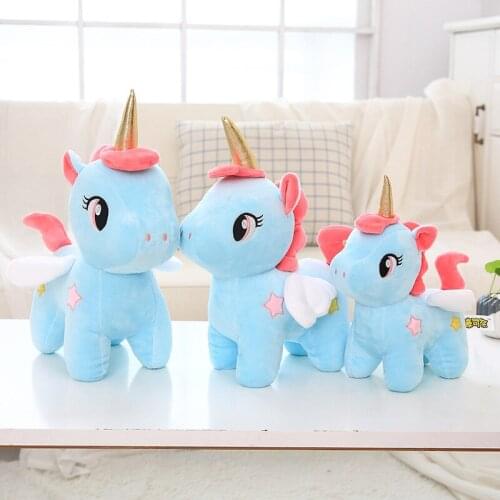 10/25cm Cartoon Cute Unicorn Plush Toys Stuffed Unicornio Animal Dolls Soft Cartoon Toys for Children Girl Kids Birthday Gift