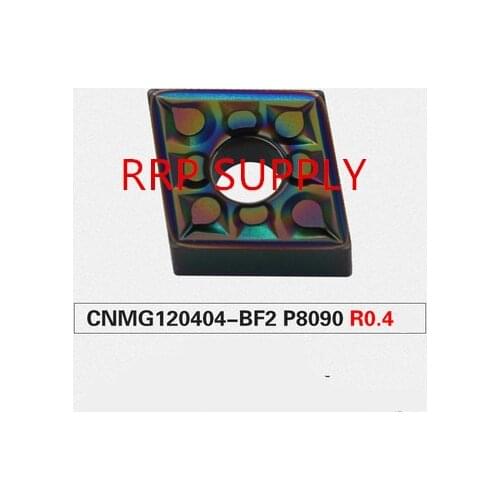 10pcs CNMG120404-BF2 high hardness inserts, to cut hardened steel of HRC40-65, Nano-nitride PVD coating, best quality