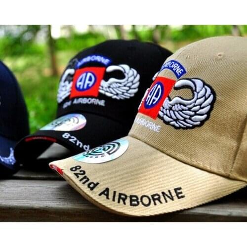 US ARMY 82ND AIRBORNE DIVISION TACTICAL EMBROIDERED BASEBALL CAP GOLF HAT Unisex Baseball Caps Military Store