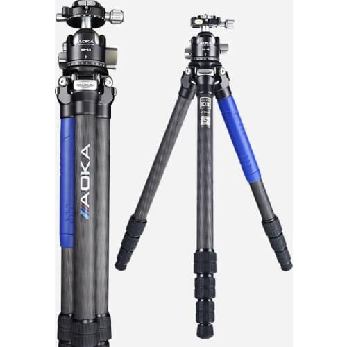 AOKA KF284C+BH40R 18KGS Loading capacity low gravity ballhead professional compact carbon fiber tripod