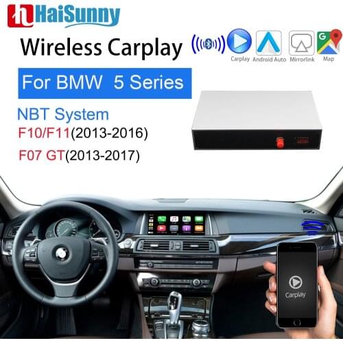 Wireless BMW Carplay For 5Series F10 F11 F18 2011-16 Support Auto Multimedia Video Interface NBT Car play GPS Navigaition