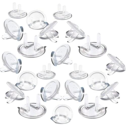 Outlet Plug Covers (50 Pack) Ultra Clear Child Proof Electrical Protector Safety Caps Electrical Socket Covers
