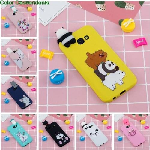 Phone Case For Etui Samsung Galaxy A5 2017 SM-A520 SM-A520F SM-A520F/DS Soft Silicone Panda Case For Coque Samsung A5 2017 A520