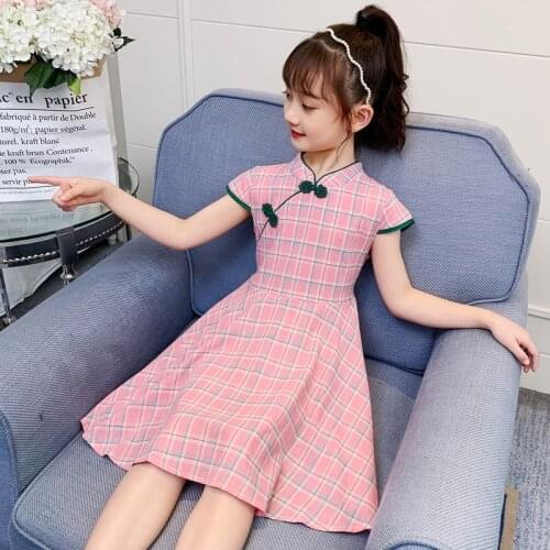 Girls Sweet Round Collar Childrens Casual Dress 2021 New White Fashion Tutu Dresses Loose Cosy Baby Girls Summer kids Clothing