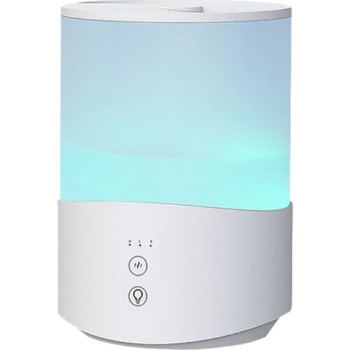 2.5L Mist Humidifiers Diffuser,Quiet Essential Oil Diffuser With 7Color Night Light , For Ultrasonic Baby Room EU Plug