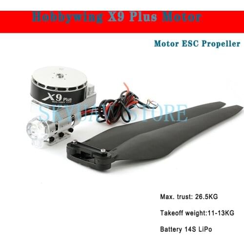 Hobbywing Brand-new X9 Plus 14S Power System Maximum Load 15kg for DIY 20L/25L Multirotor Agricultural Spraying Drone