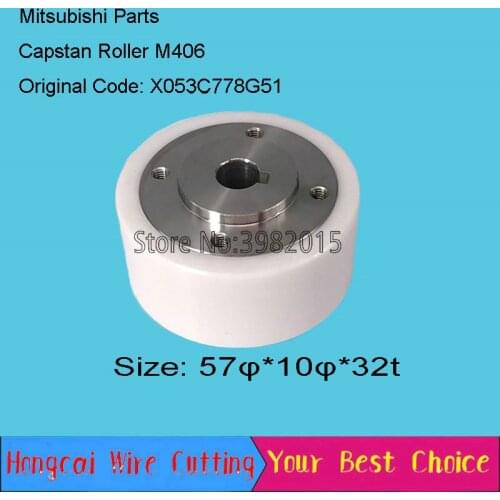 Mitsubishi Parts Ceramic Capstan Roller M406 Original Code X053C778G51