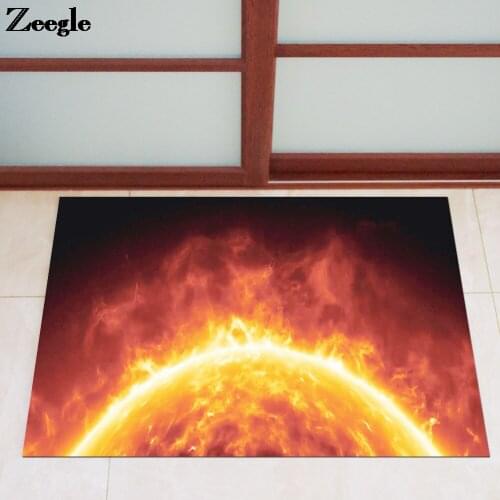 Creative Rubber Mat Non-slip Living Room Carpet Waterproof Bedroom Stain-Resistant Skid Resistant Carpet Entrance Door Mat