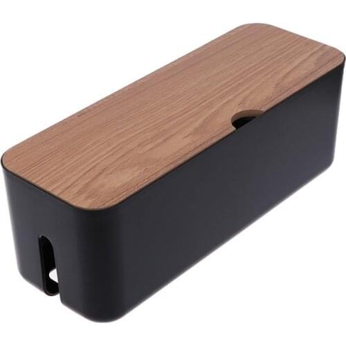Creative Power Cord Storage Box Power Strip Data Headset Finishing Wire Organizer Cable Management Wire Arranging Case