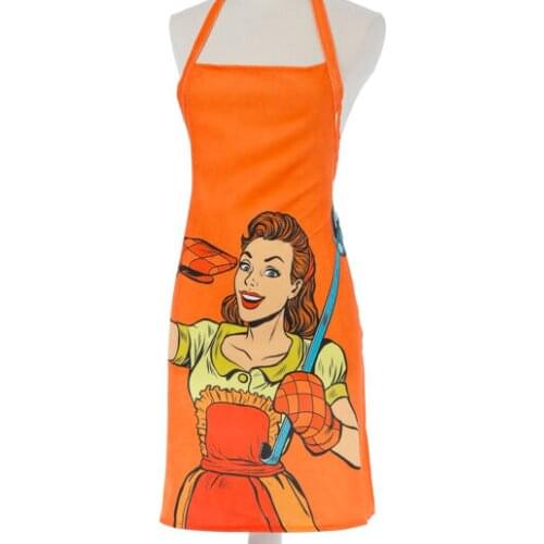 Floretta Super Mom Digital Print Kitchen Apron, Kitchen Apron for Mom