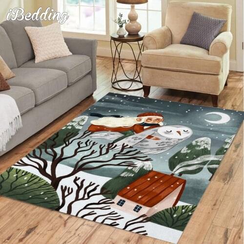 The Animal Forest Carpet for Home Living Room Large Area Rug Cartoons Anime Floor Mat Teenager Bed Room Decoration
