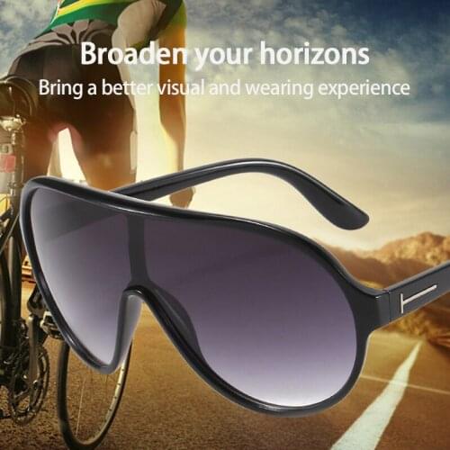 Fashion Big Frame Outdoor Riding Sunglasses Sports Glasses Driving Sunglasses Mens Women Cycling Eyewear Mountain Bike