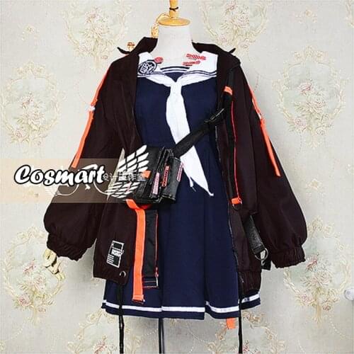 [Customize] Game Arknights Gummy Rada Uniform Suit Cosplay Costume Halloween Outfit For Women Men 2020 New