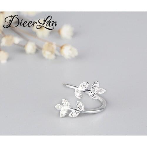 Charming Open Big Crystal Leaf Ring for Women Vintage Boho Party Rings Gothic Punk Jewelry Gifts for Girls 2021