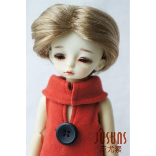 JD246 1/6 YOSD Mid parting short curly wig 6-7inch synthetic mohair doll accessories