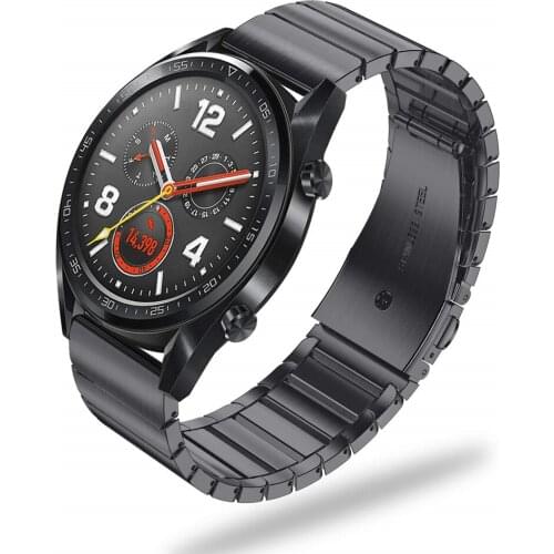 Metal Strap for HUAWEI Watch GT 2/GT/GT Active Smart Watch Band 22mm Solid Stainless Steel Replacement Bracelet Wristband