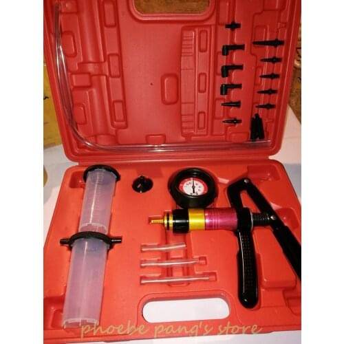 Wholesale 2pcs Hand held vacuum pump / pressure pump and brake bleeding kit