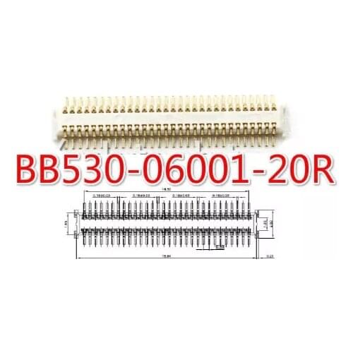 20PCS/Lot New Original BB530-06001-20R 0.5mm 60Pin pitch Connector Board To Board to SIM900B SIM900S