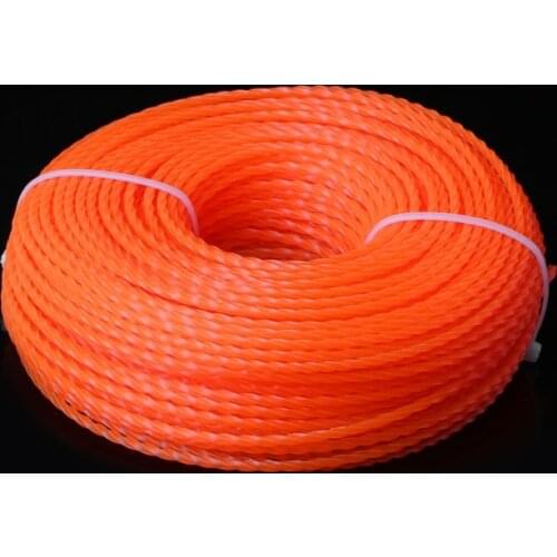 3.0mm Diameter Grass Trimmer Line Brush Cutter Power Nylon Twist Rope Cut weed