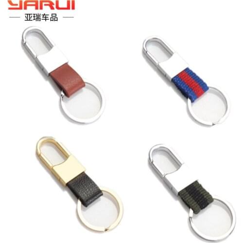 Auto man waist button buckle Creative custom key ring metal pendant couple Key chain