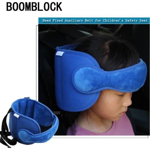 Car Safety Seat Child Head Pillow Baby Sleep Aid Adjustable Fixed Strap for VW Golf 4 7 5 MK4 Mazda 6 cx-5 Peugeot 206 207 208