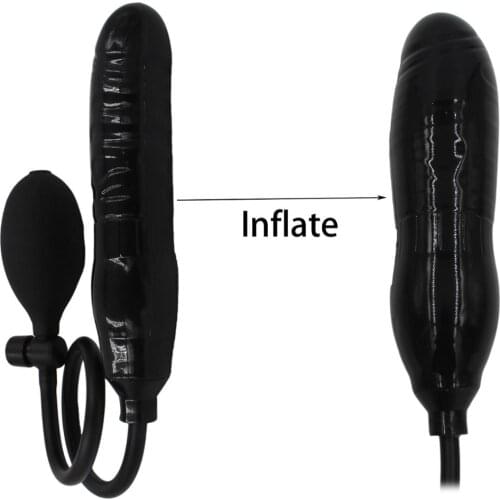 YEMA Inflatable Big Dildo Adjustable Size Full feeling Sex Toys for Woman Man Anal Plug Butt Vagina G Spot Adult Toys