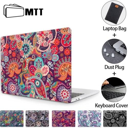 MTT Laptop Case For Macbook Pro Air 11 12 13 15 16 Touch Bar Classical Flower Cover For Macbook Pro 13 Funda a2338 a1706 a2289