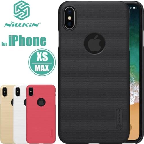 For iPhone XS Max Case Nillkin Super Frosted Shield Hard Back PC Cover Protective Phone Case for iPhone XS Max XR X Nilkin Capa