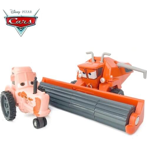 Disney Pixar Cars Diecast Tractor And Frank Diecast Metal Alloy Model Cars Disney Car 1:55 Toy Collection Kids Best Gift