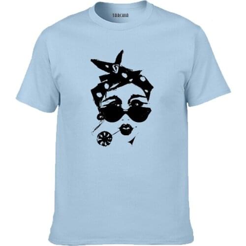 TARCHIA 2021 Letters Print Men T Shirt Fashion Beauty Casual Funny Shirt Man Top Tee Hipster Street Cotton T-Shirts Homme