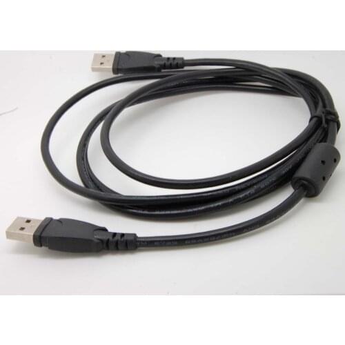 6Ft 6 Feet USB 2.0 Type A Male to Type A Male Cable Cord Black Lot Pack NEW NEW