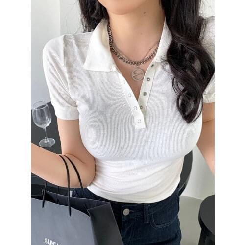 S-XL New Summer T Shirt Women Elasticity Oversized T-Shirt Woman Clothes Female Tops Short sleeve Womens tube top knit Canale