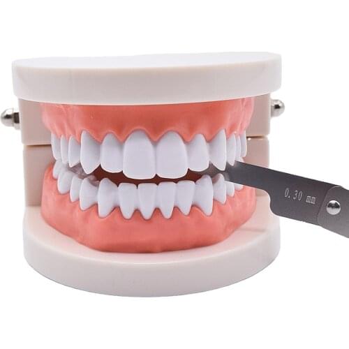 Dental Stainless Steel Teeth Feeler Gap Measuring Ruler Reciprocating IPR System