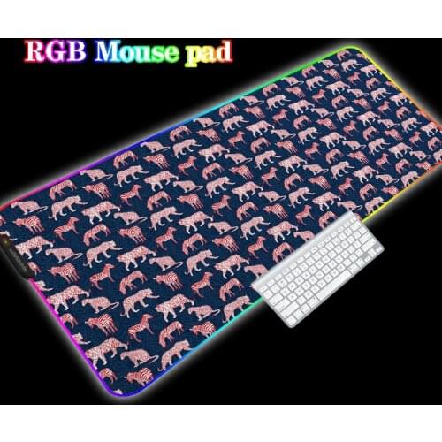Mairuige Top Quality Cute Many Kinds of Animal Durable Rubber Rgb Mouse Pad Free Shipping LED Big Mouse Pad Pad Keyboard 80X30CM