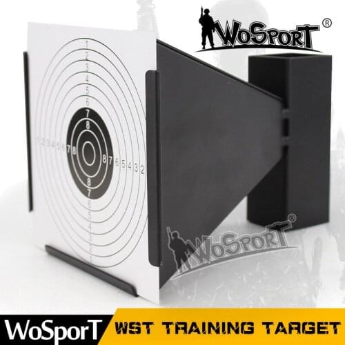 Paintball Airsoft Pistol Shooting Target Metal Steel Pellet Trap Target Bullet Trap Wall-Mounted Hunting Training