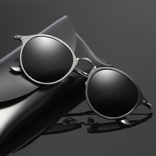 JackJad 2021 Top Aluminum Magnesium 2447 Round Style POLARIZED Sunglasses Men Driving Brand Design Sun Glasses Oculos De Sol