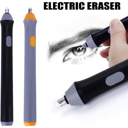 New Electric Eraser Kit Automatic Pencil Eraser with 22pcs Additional Replaceable Rubbers DOM668