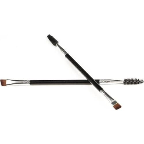 New Portable Makeup Eyebrow Double End Brushes Single Eye Brow Brush