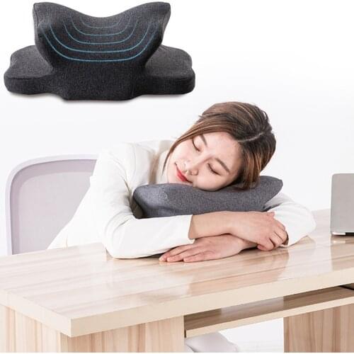 Memory Foam Nap Pillow for Desk Napping Pillow Desk Nap Pillow Supporter Seat Cushion Headrest Travel Neck Pillow