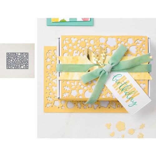 Fathers day flower garden cutting dies & stamps scrapbook dariy decoration embossing template diy greeting card handmade