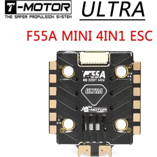 T-Motor Ultra F55A Mini 6S 4In1 ESC Electronic Speed Controller BLHELI_32 DSHOT1200 Brushless 5V BEC Compatibl for T-Motor F40